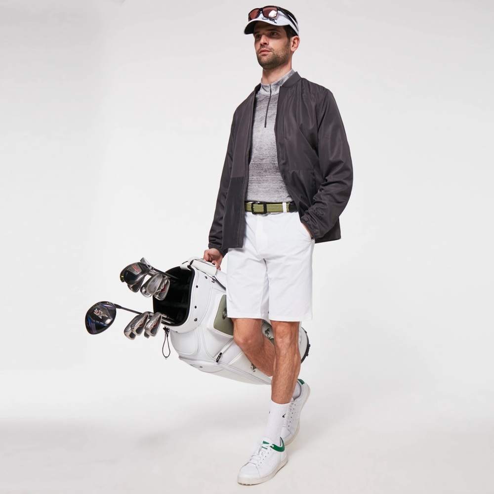 Oakley Terrain Packable Waterrepellent Lightweight Full-zip Bomber Jacket